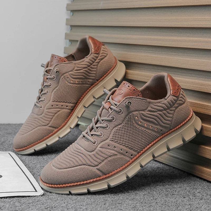 MAXON™ All Khaki Stylish Mesh Casual Shoes