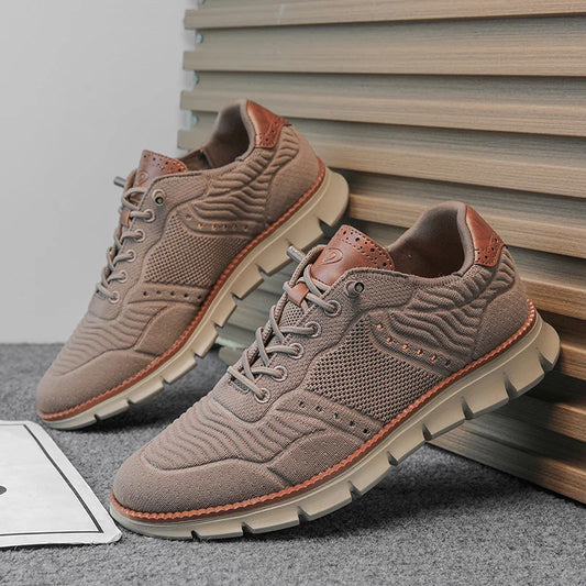 MAXON™ All Khaki Stylish Mesh Casual Shoes