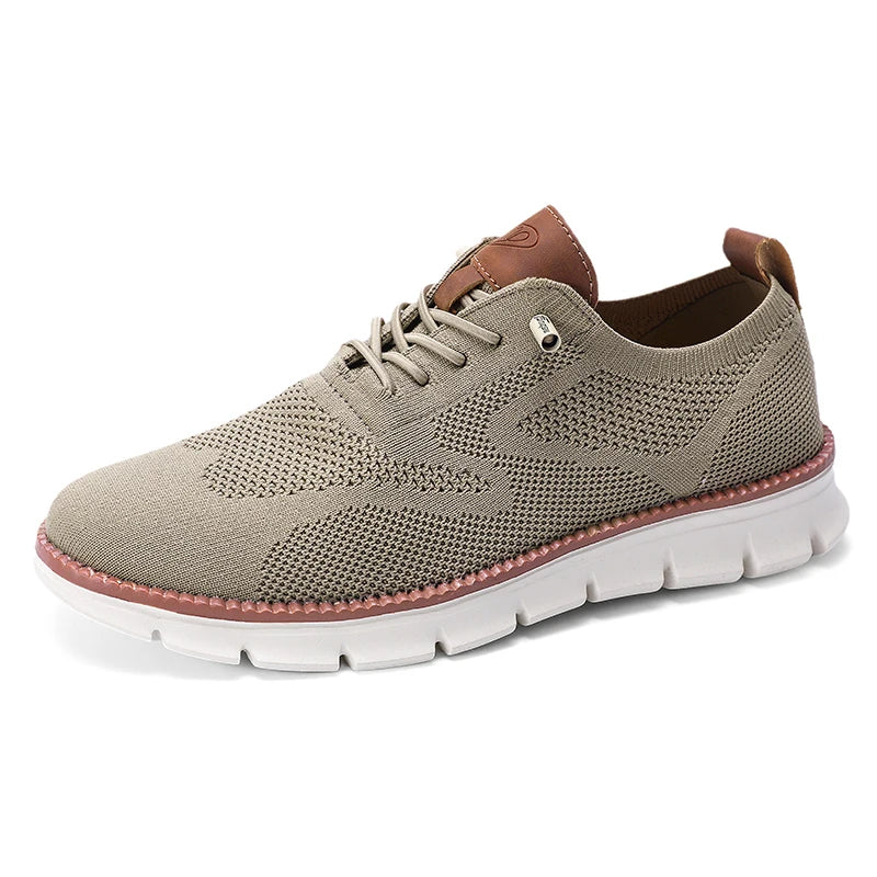 MAXON™ Khaki Stylish Mesh Casual Shoes