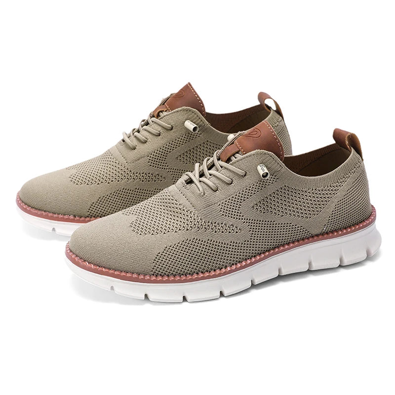 MAXON™ Khaki Stylish Mesh Casual Shoes