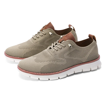 MAXON™ Khaki Stylish Mesh Casual Shoes