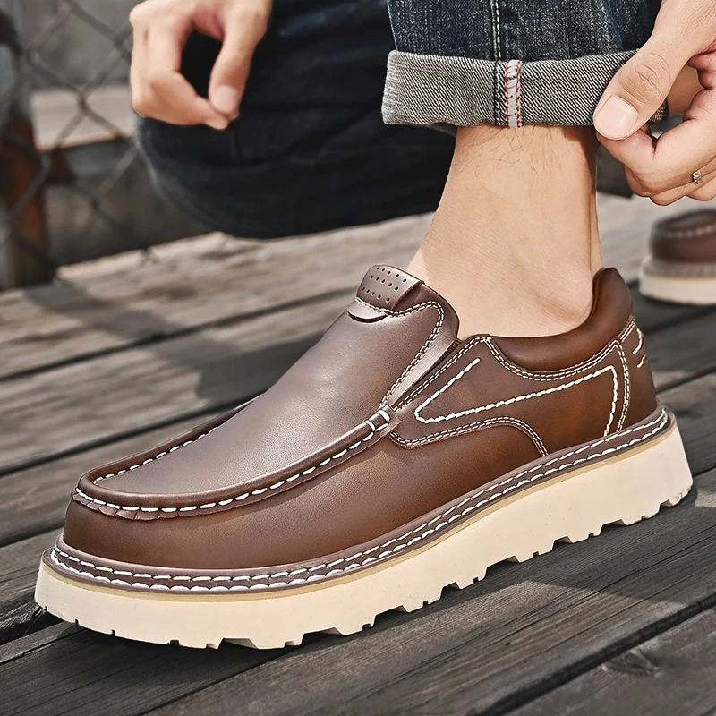 MAXON™ Brown Luxury PU Leather Oxford Shoes