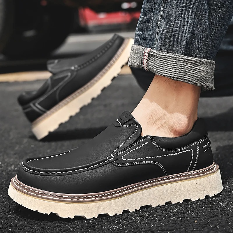 MAXON™ Black Luxury PU Leather Oxford Shoes
