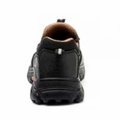 MAXON™ Black Steel Toe Cushion Work Safety Shoes