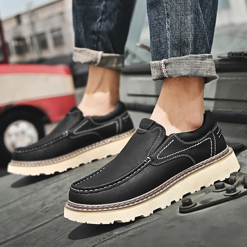 MAXON™ Black Luxury PU Leather Oxford Shoes