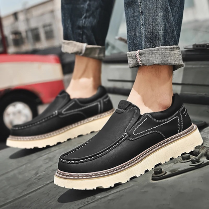 MAXON™ Black Luxury PU Leather Oxford Shoes