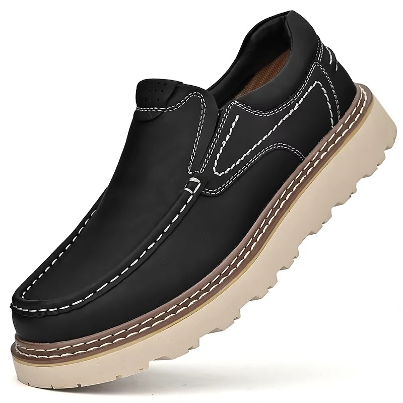 MAXON™ Black Luxury PU Leather Oxford Shoes